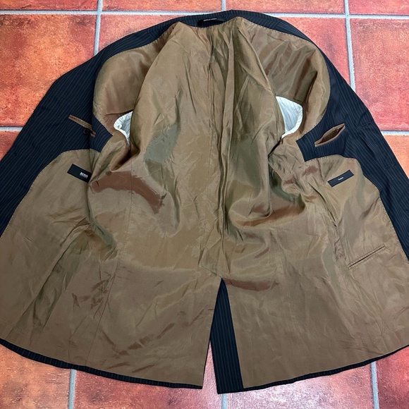 Hugo Boss Golden Pinstripe Sport Jacket Size 38R - Picture 10 of 10